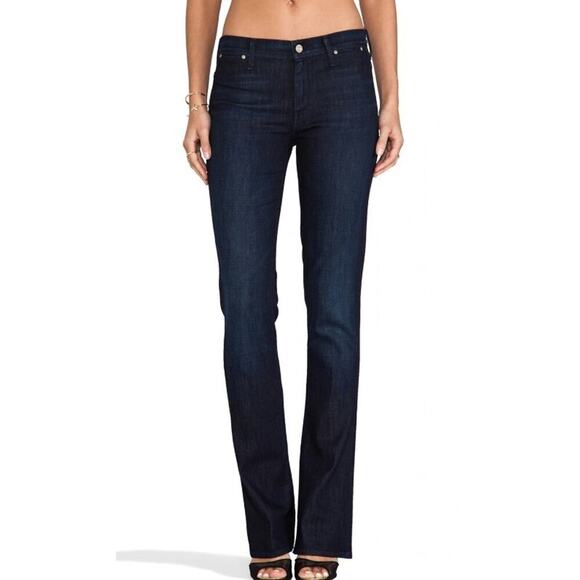 Mother Jeans 29 The Day Dreamer Smooth Moves Skinny Flare Leg Dark Wash Stretch - Picture 1 of 12